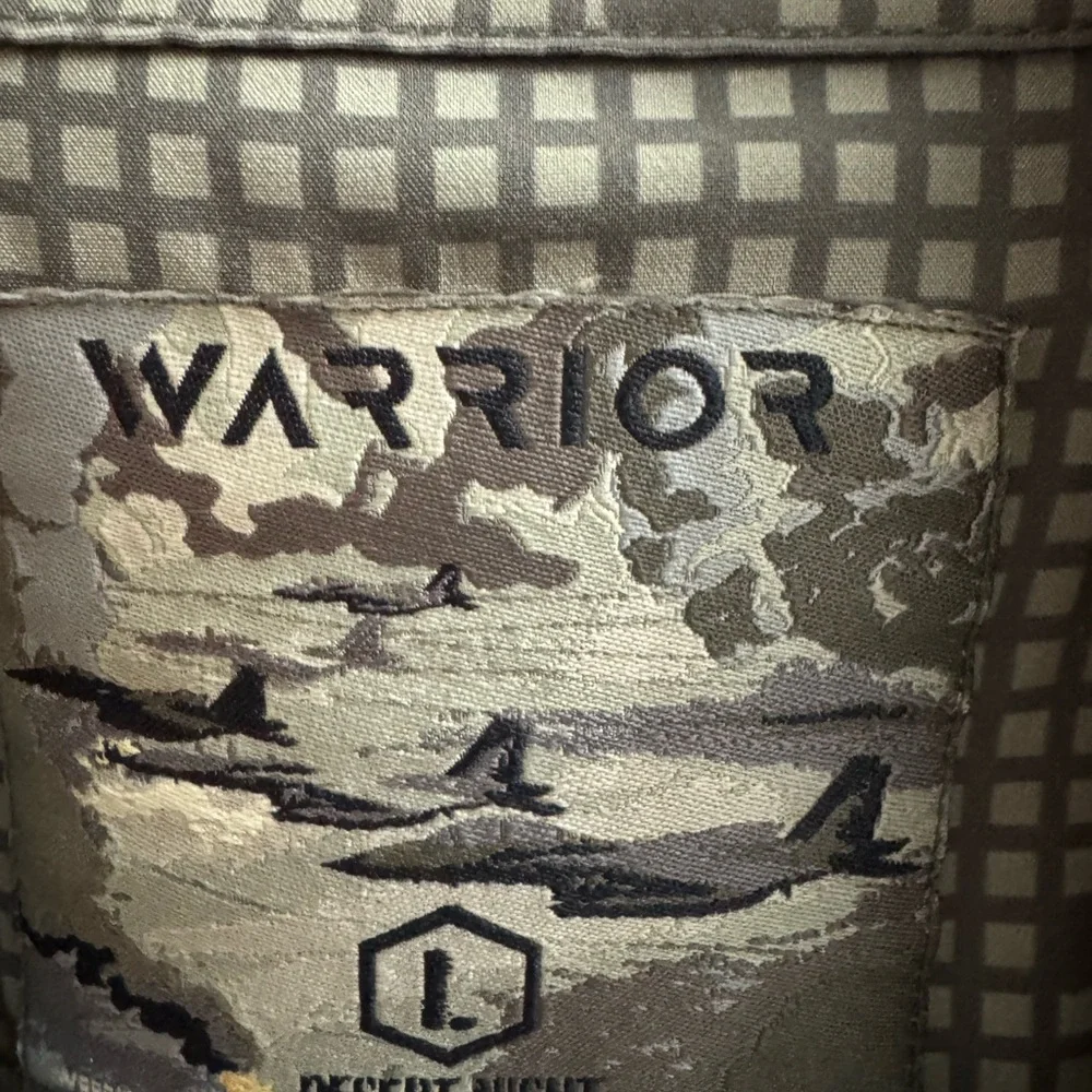 Warrior Desert Night Button Up